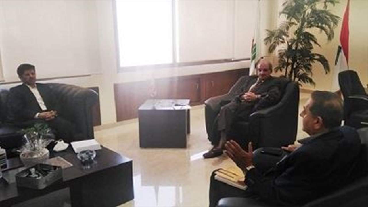 كلاّس استقبل المستشار الايراني ووفديّ اليونيسيف ونقابة المعالجين الفيزيائيين