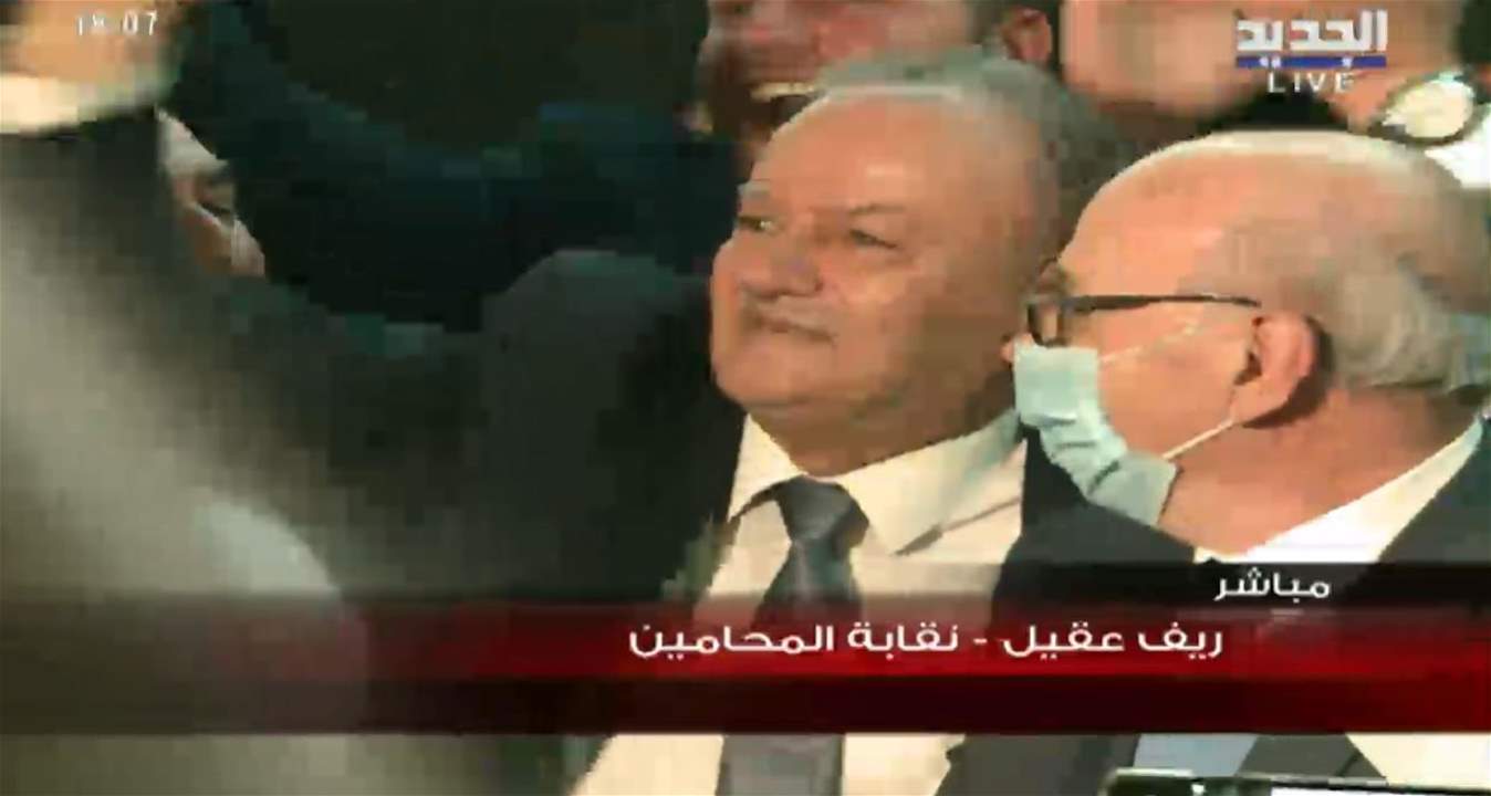 فوز المرشح ناضر كسبار بمركز نقيب المحامين في بيروت