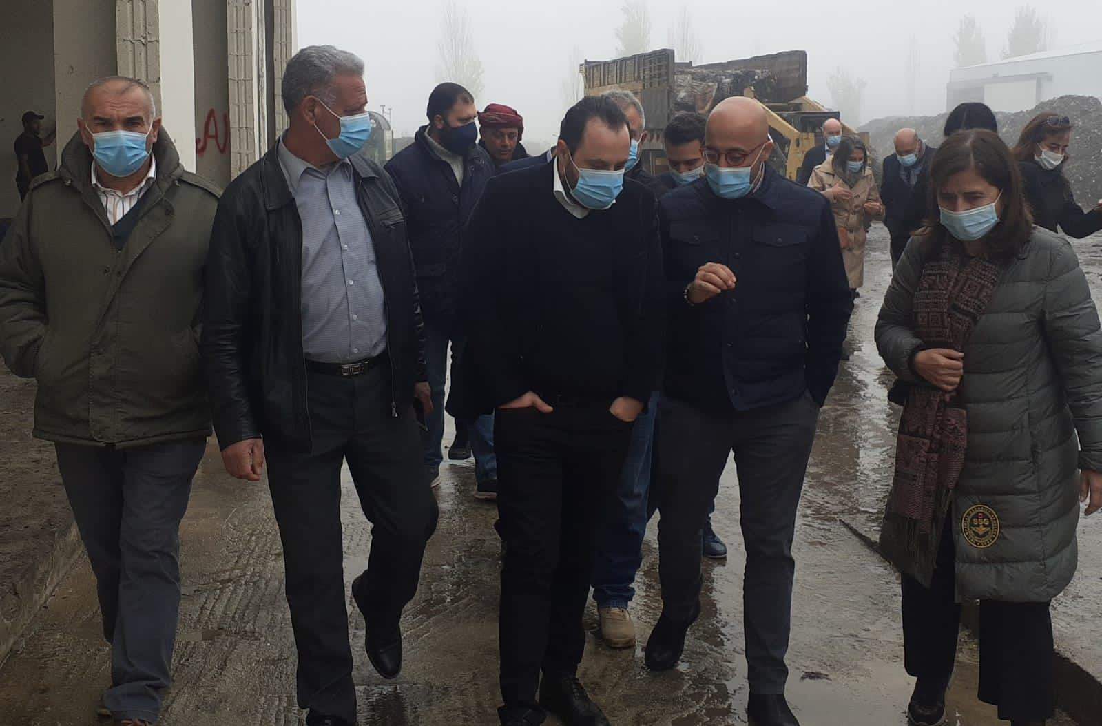  جولة تفقدية لوزير البيئة لمعاينة معمل فرز النفايات في جب جنين بحضور مدير عام مصلحة الليطاني