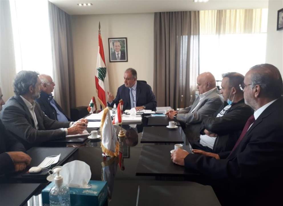 بوشكيان عقد إجتماعًا مع المجلس اللبناني لمصنّعي الألبان والأجبان