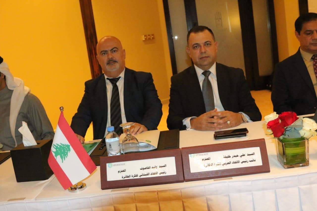 القاصوف عضواً في اتحاد غرب آسيا للكرة الطائرة