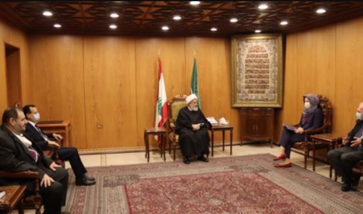 الخطيب بعد إستقباله السفيرة الأميركية: يجب تقديم المساعدات إلى مؤسسات الدولة لضمان وصولها إلى مستحقيها