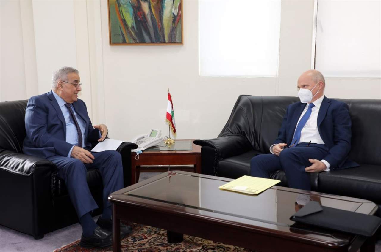 بوحبيب ووزير الطاقة تسلّما دعوة للمشاركة في مؤتمر الطاقة في برلين