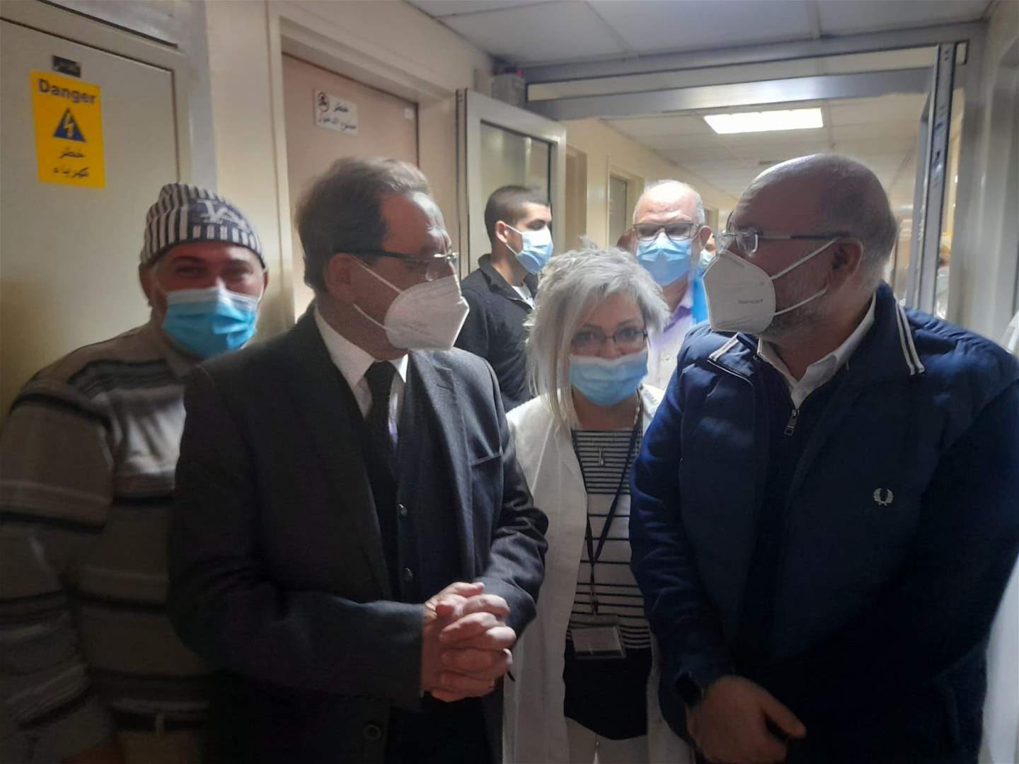 مراسل "الجديد": وصول وزير الصحة فراس ابيض الى مستشفى طرابلس الحكومي ضمن جولة له على مستشفيات الشمال  لمتابعة ماراتون فايزر