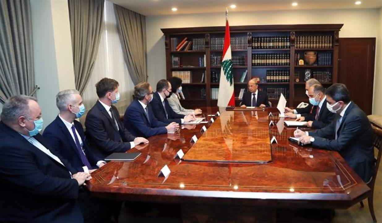 عون مستقبلاً وفدا ديبلوماسيا بولنديا: لبنان بحاجة لدعم دولي