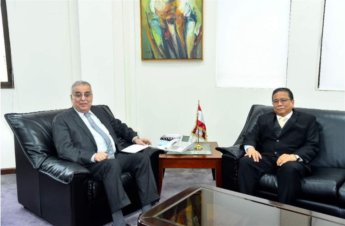 بوحبيب بحث في العلاقات الثنائية مع سفيري المغرب والفيليبين