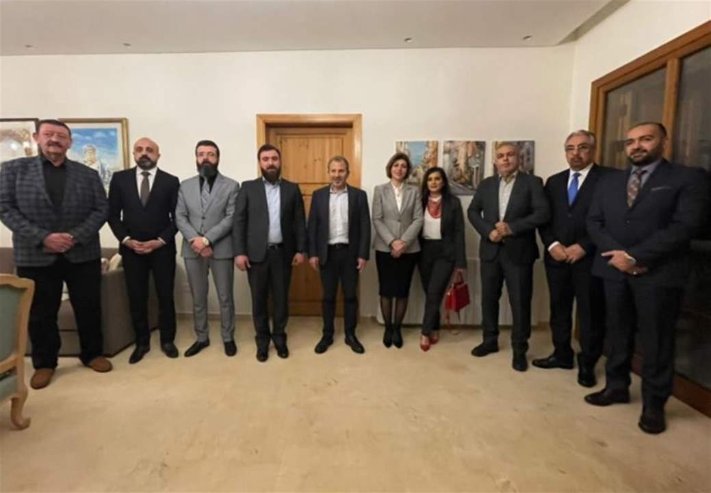 باسيل استقبل وفداً من حركة "بابليون": لضرورة تعاون الأحزاب المسيحية 
