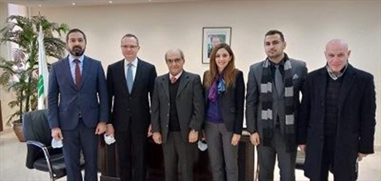 الوزير كلاّس استقبل السفير التركي ومنسّق تيكا في لبنان