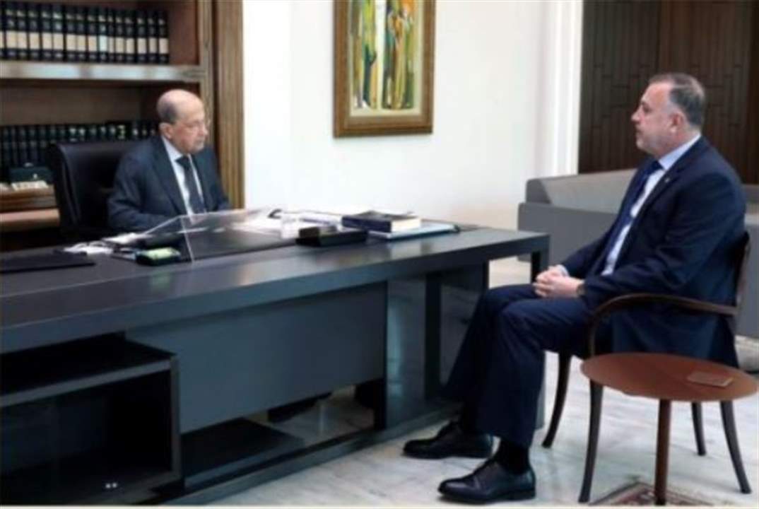الرئيس عون عرض أوضاع اللبنانيين في فنزويلا مع السفير اللبناني