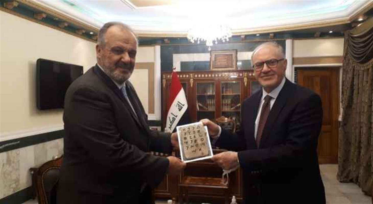 جورج بوشكيان طلب إمكانية إلغاء الرسوم الجمركية على السلع اللبنانية المصدّرة إلى العراق