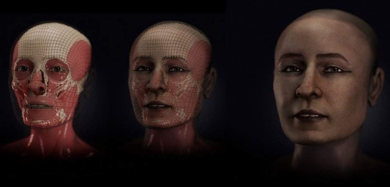   بالفيديو ـ إعادة وجه المومياء المصرية "شيبينيز"