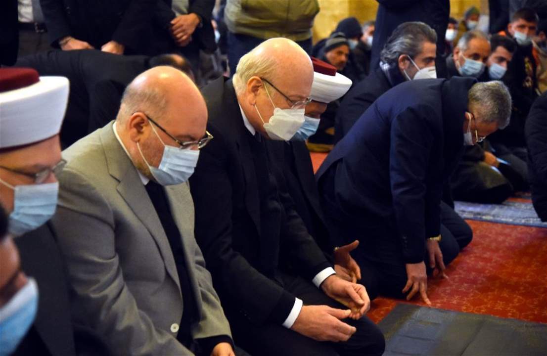 ميقاتي بعد صلاة الجمعة: الانتخابات في موعدها والطائفة السنية اساسية ولا يمكن أن تقاطع الانتخابات