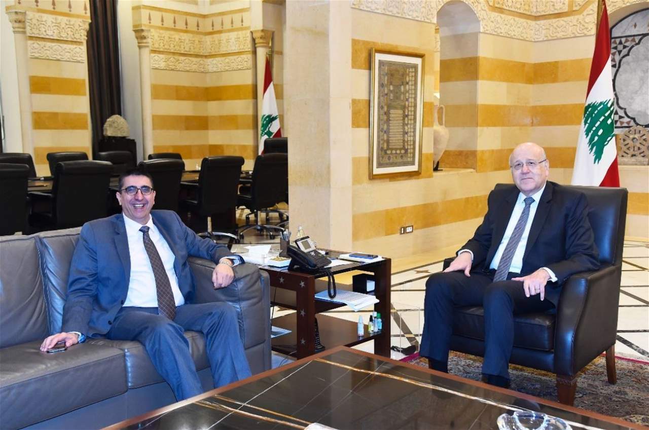 ميقاتي التقى وفداً من إتحاد مجالس رجال الأعمال اللبنانية-الخليجية وتابع أوضاع وزارة الشؤون الاجتماعية مع الوزير الحجّار 