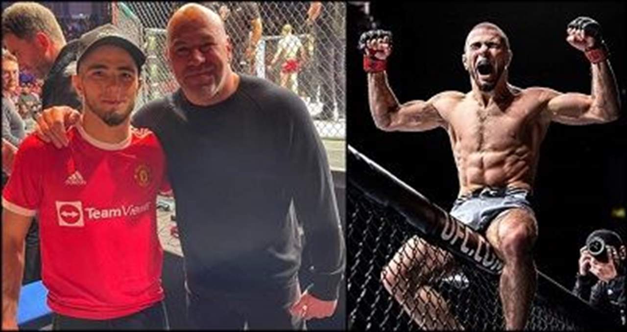 بالفيديو - اسقط منافسه في 58 ثانية واحتفل بقميص ماشستر يونايتد !!