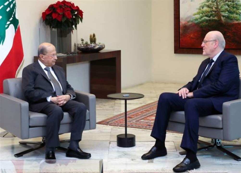 "الجمهورية": تفاصيل لقاء عون - ميقاتي امس... ما هي الملفات التي حضرت على الطاولة؟