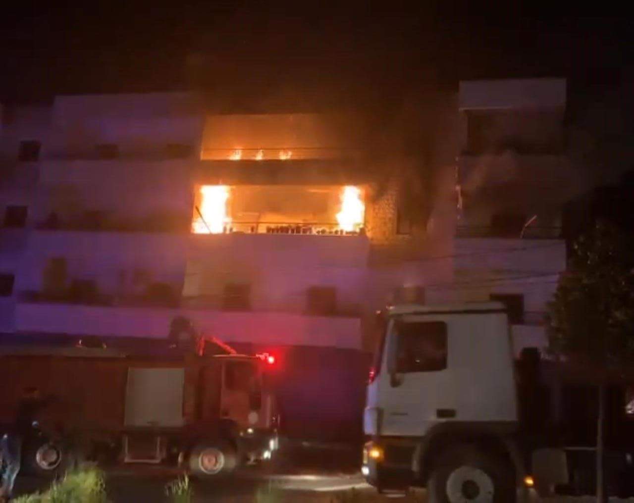 مقتل سوري وجرح العديد.. أثر حريق في النبطية