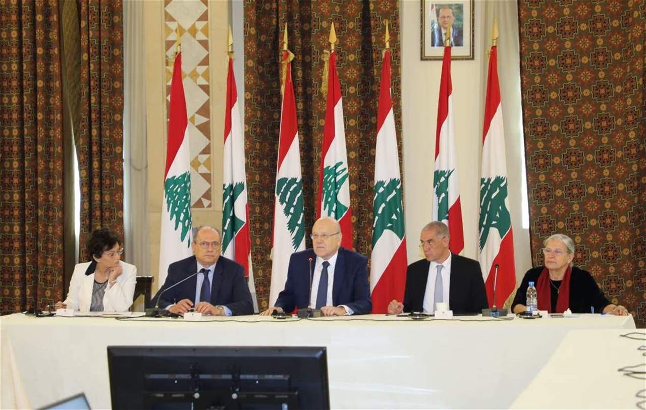 ميقاتي: الحكومة تعمل لتوحيد الرؤية الواحدة والشاملة للانماء والتعافي والاصلاح