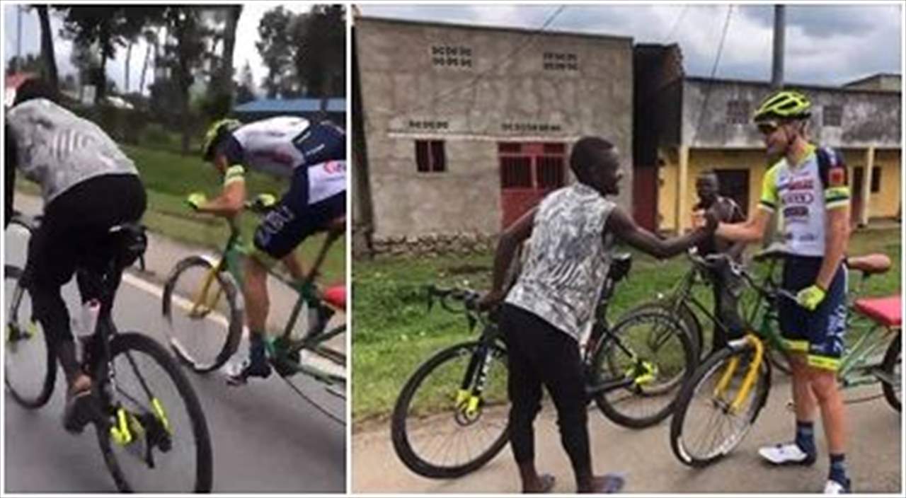 بالفيديو - الدرّاج المحترف يتسابق مع "رجل توصيل" فمن ربح؟