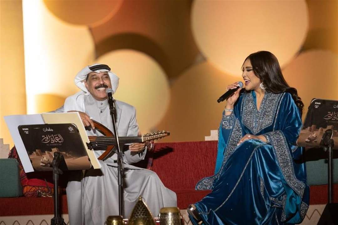 قبلة عبدالله الرويشد لـ احلام تتصدر التريند! والمتابعون: وين زوجها