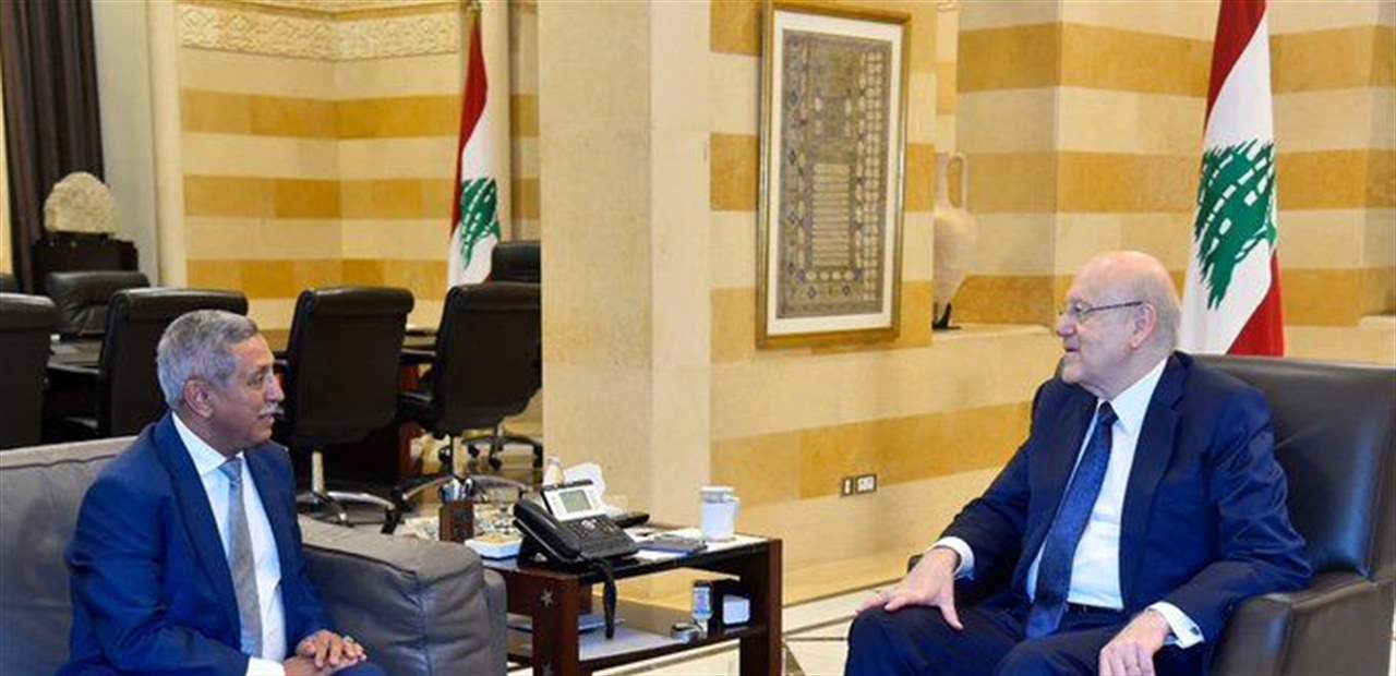 ميقاتي استقبل سفير اليمن مهنئا بنجاح العملية الانتخابية