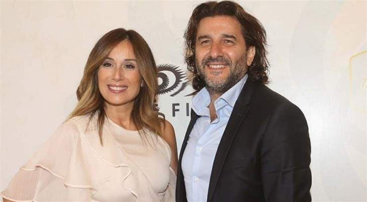 فادي شربل برفقة فتاة جميلة بعد طلاقه من كارين رزق الله