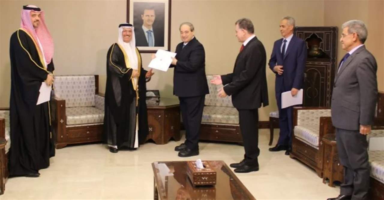 سفير البحرين يقدم أوراق اعتماده في دمشق: ندعم وحدة سوريا وسيادتها وسلامة أراضيها