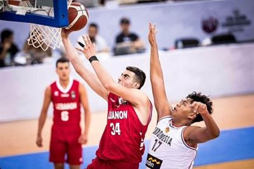 شباب لبنان يستهل مبارياته الاسيوية بسحق أندونيسيا