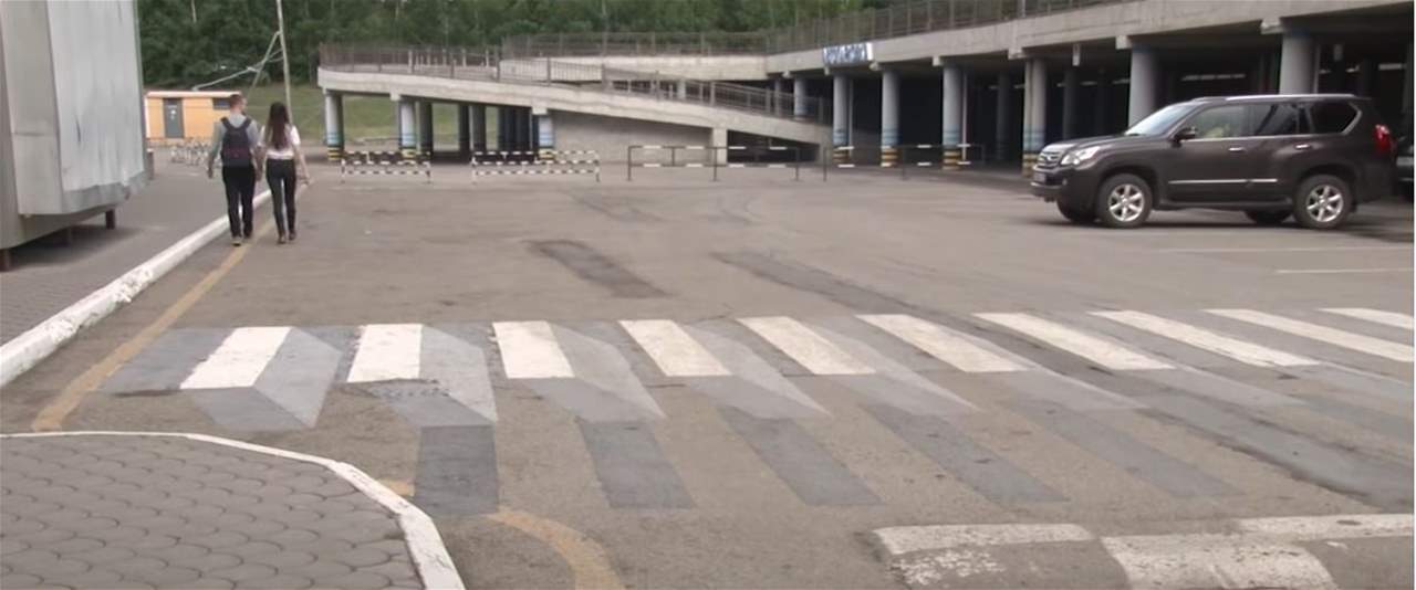 بالفيديو - أول معبر ثلاثي الأبعاد للمشاة في شمال غرب موسكو