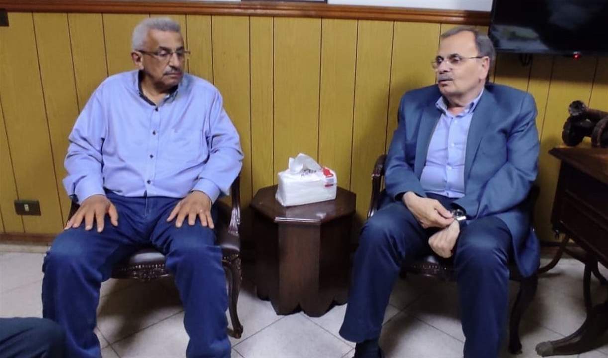 عبد الرحمن البزري يبحث مع أسامة سعد مبادرته لعقد لقاء صيداوي موسع 