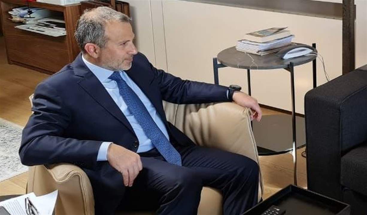     باسيل يستقبل السفيرين البريطاني والقطري 