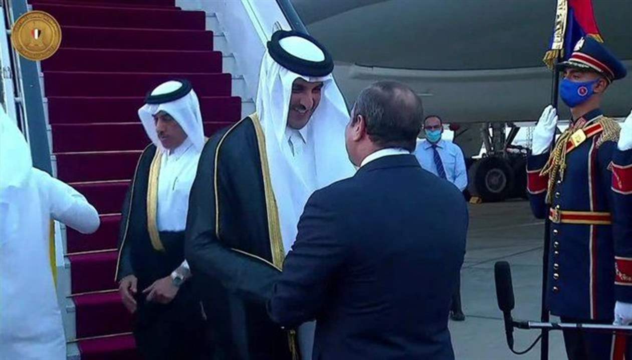 بالفيديو ـ أمير قطر يزور مصر للمرة الأولى منذ عام 2017 .. والسيسي في استقباله 
