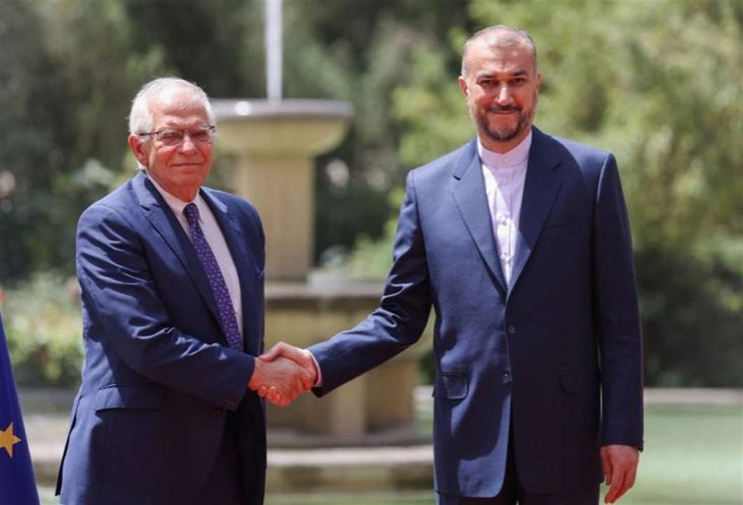 بوريل يعلن من طهران استئناف المفاوضات النووية "خلال أيام".. ودعوة من وزير الخارجية الإيراني