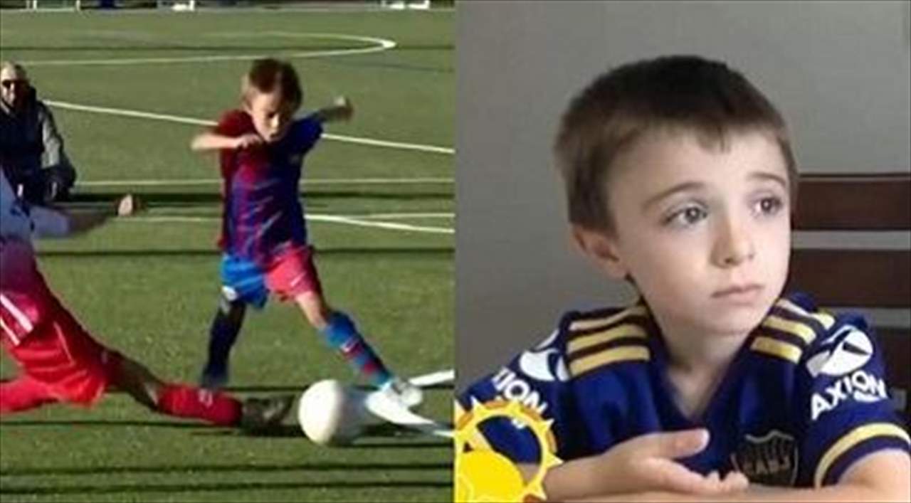 بالفيديو - مهارات بيدرو ابن السبع سنوات تُذهل الجميع