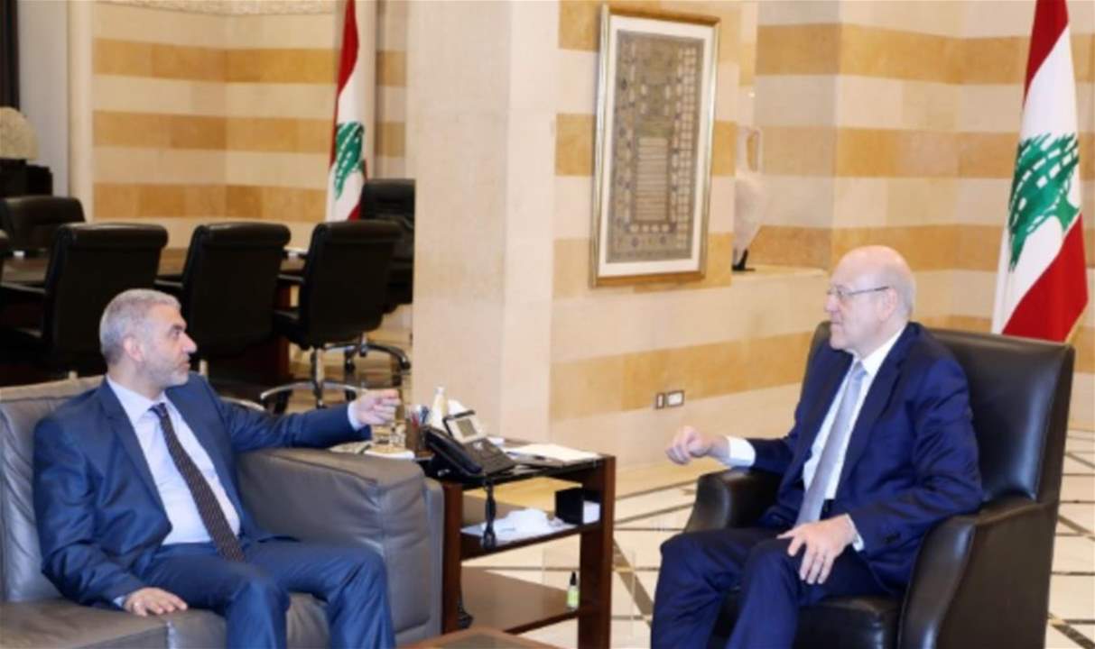اجتماع بين ميقاتي وبيرم تناول ملف الإضراب المفتوح في القطاع العام
