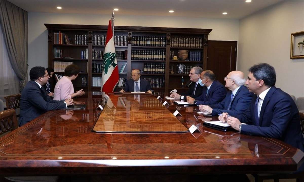 عون: لبنان متمسك بتطبيق قرار مجلس الامن الدولي رقم 1701 