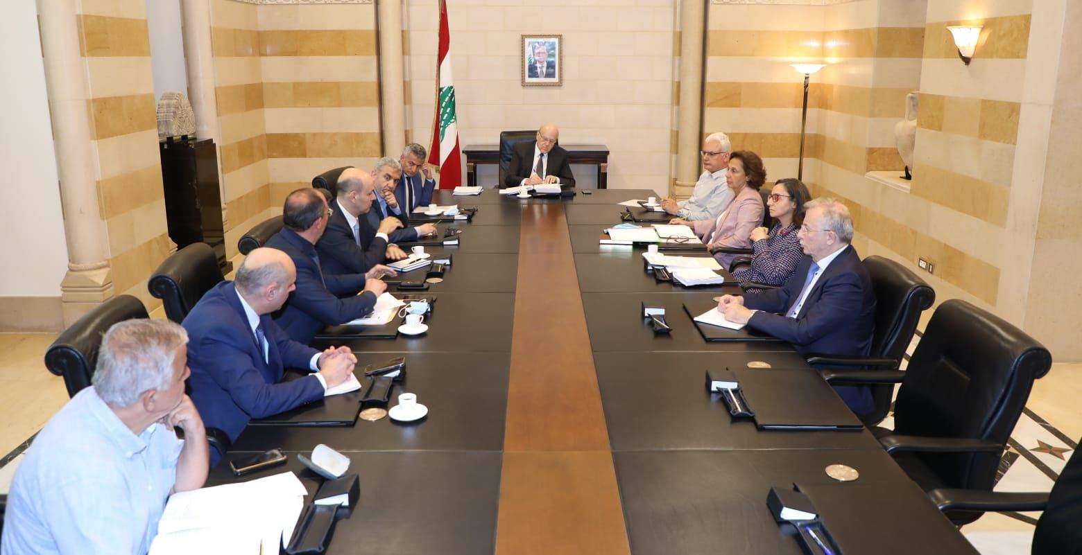 ميقاتي ترأس اجتماعا بحث في ملف الإضراب المفتوح في القطاع العام