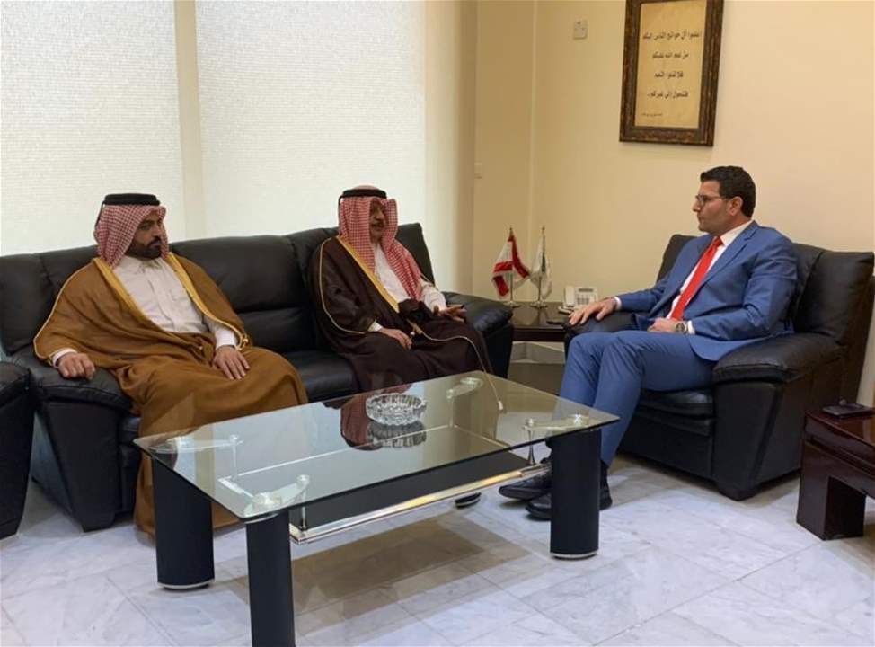 الحاج حسن يستقبل سفير دولة قطر و يؤكد التزام وزارة الزراعة بالمعايير الدولية في عمليات التصدير