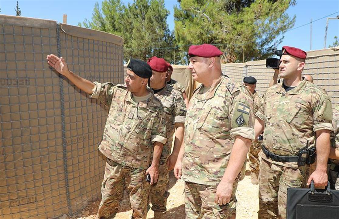 قائد الجيش يتفقد معهد الرتباء وفوج الحدود البرية الرابع.. ويلفت إلى خطة نقل تخص العسكريين!