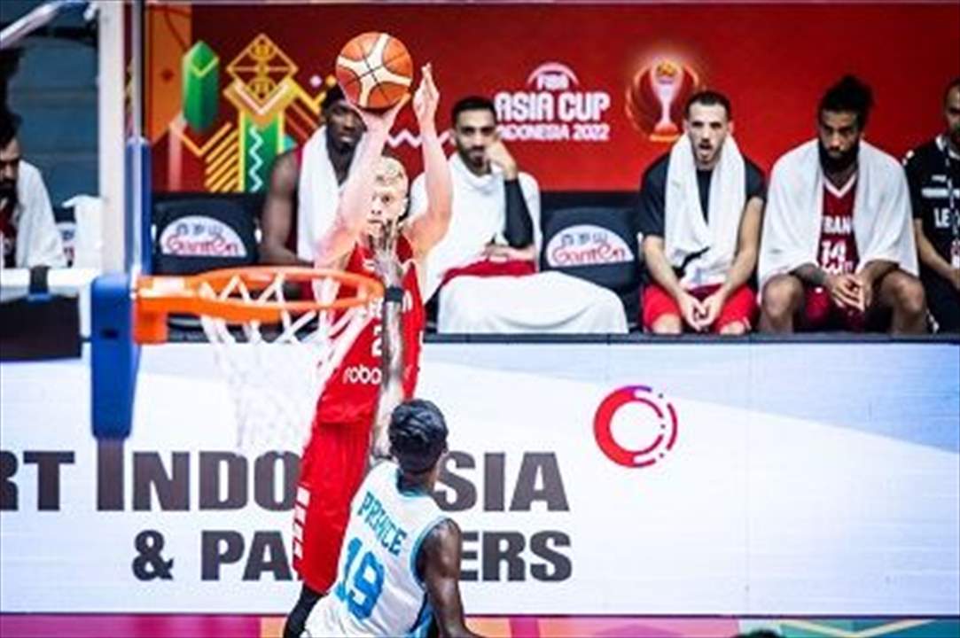 منتخب لبنان بالعلامة الكاملة في ربع نهائي سلّة آسيا