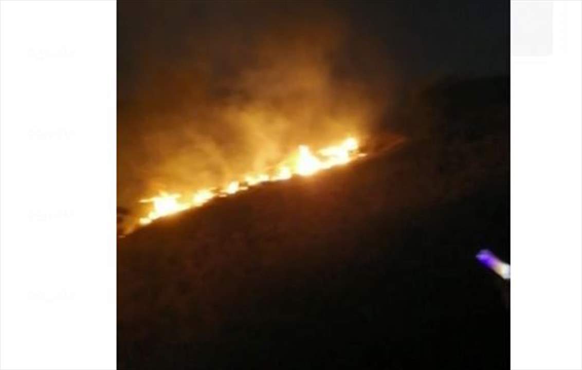 مراسل "الجديد": حريق كبير في منطقة خربة داوود العكارية والاهالي يناشدون رجال الاطفاء قبل وصول النار الى المنازل