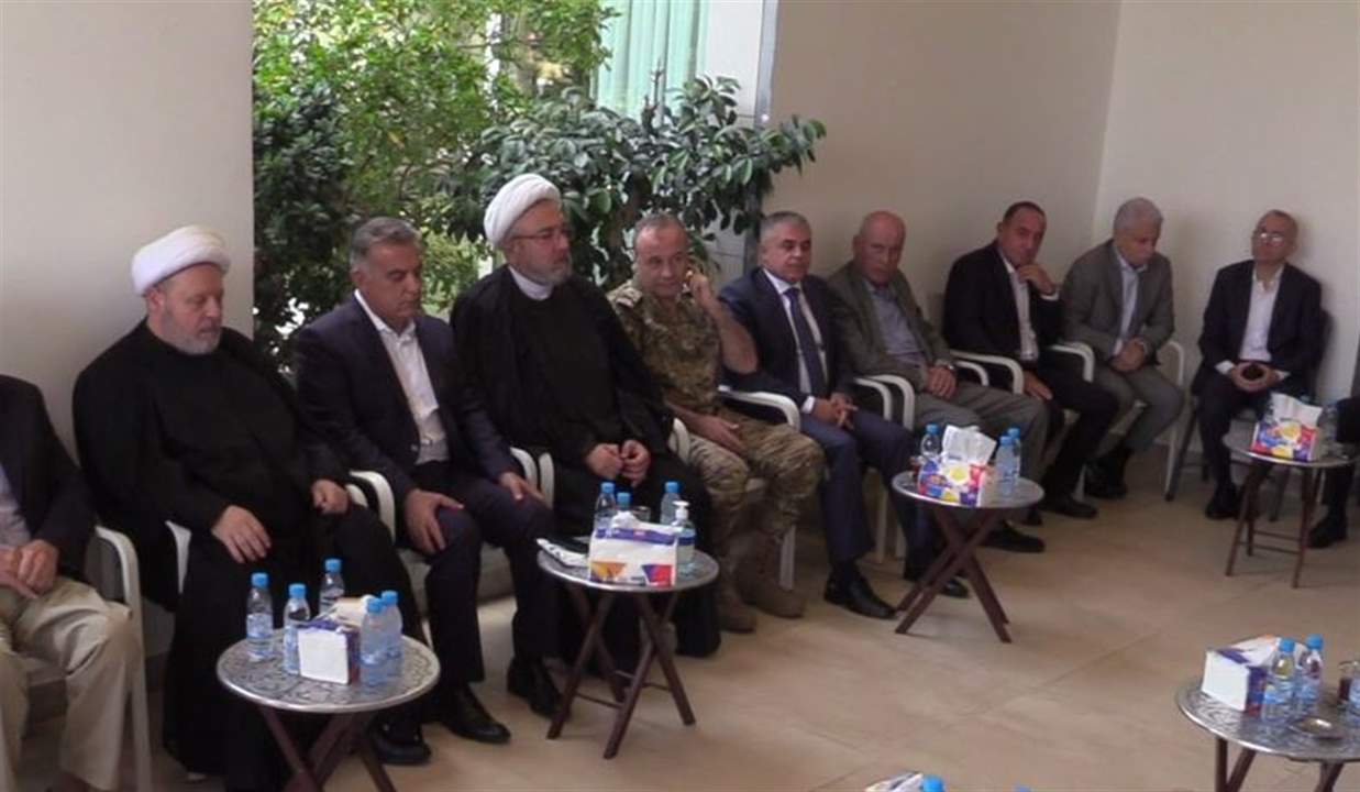 اللواء ابراهيم اختتم التعازي بوالده في كوثرية السياد