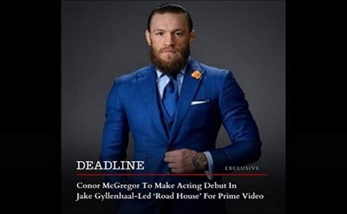 كونور مكجريجور ممثلاً مع جيك جيلنهال في هوليود 