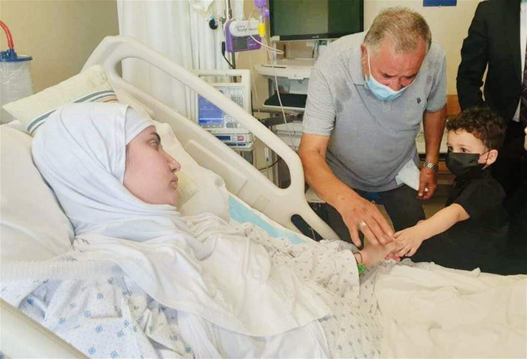 ليليان شعيتو تلتقي بابنها بعد عامين من الفراق 