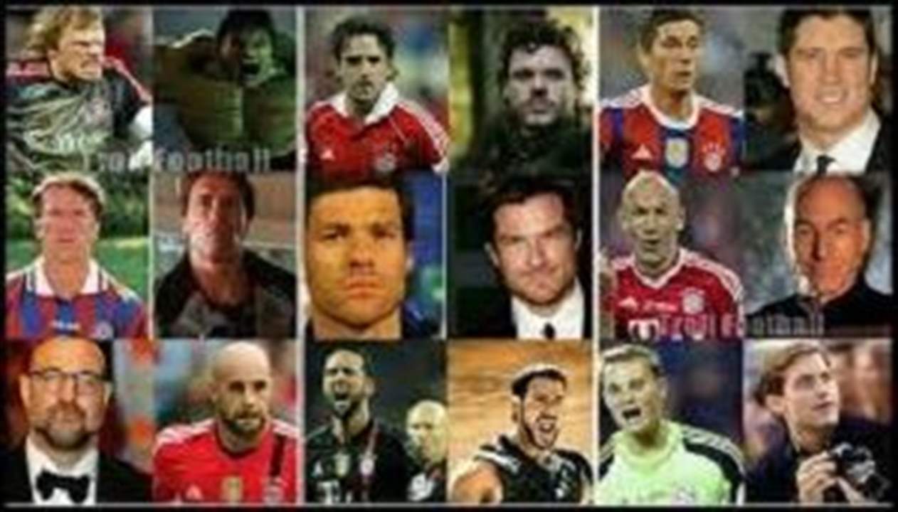 صور - لن تُصدقوا التشابه المذهل بين نجوم السينما ونجوم أساطير كرة القدم