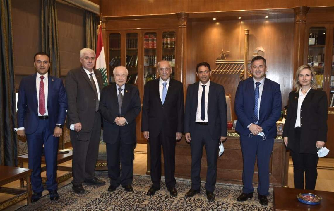 بري بحث والشامي في الوضعين المالي والاقتصادي 