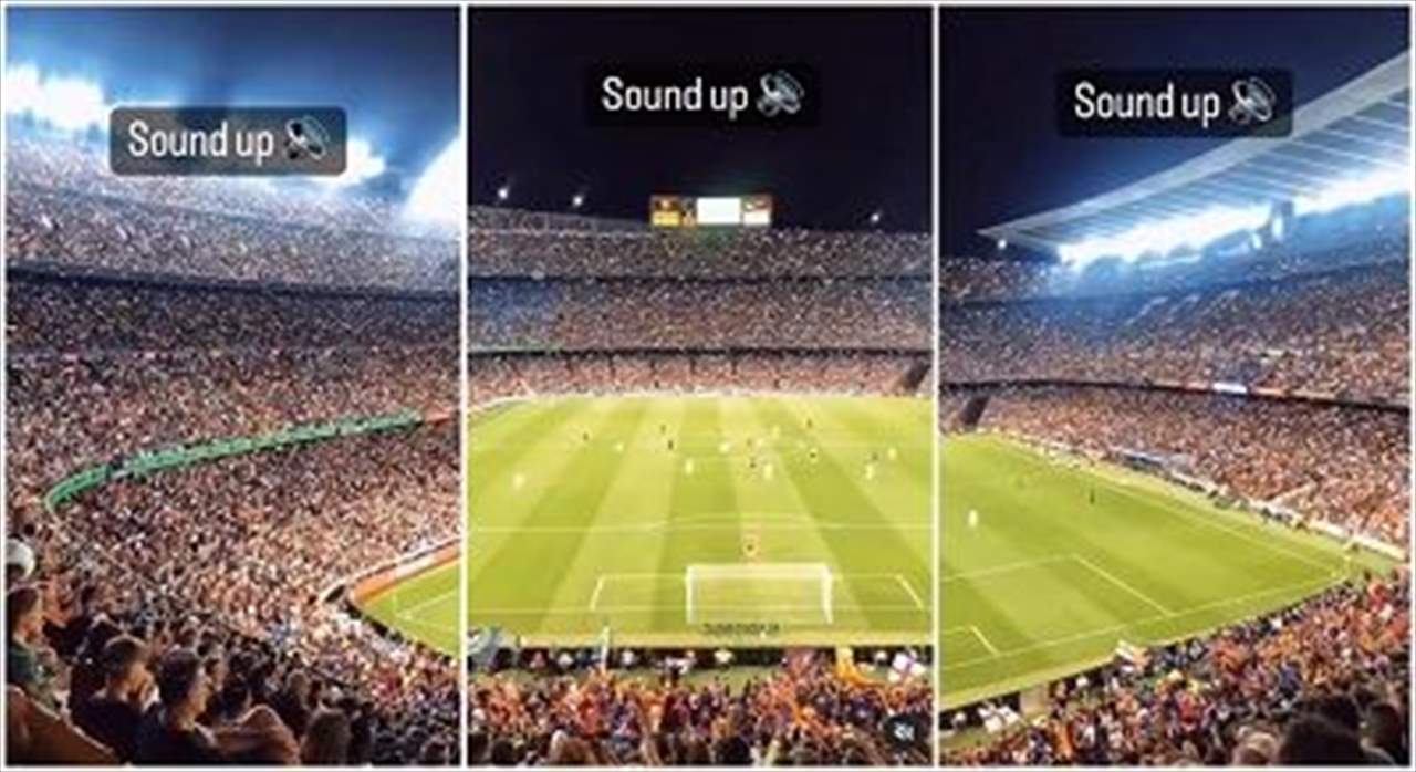 بالفيديو - الكامب نو كُلّه يغنّي "El Cant del Barça"