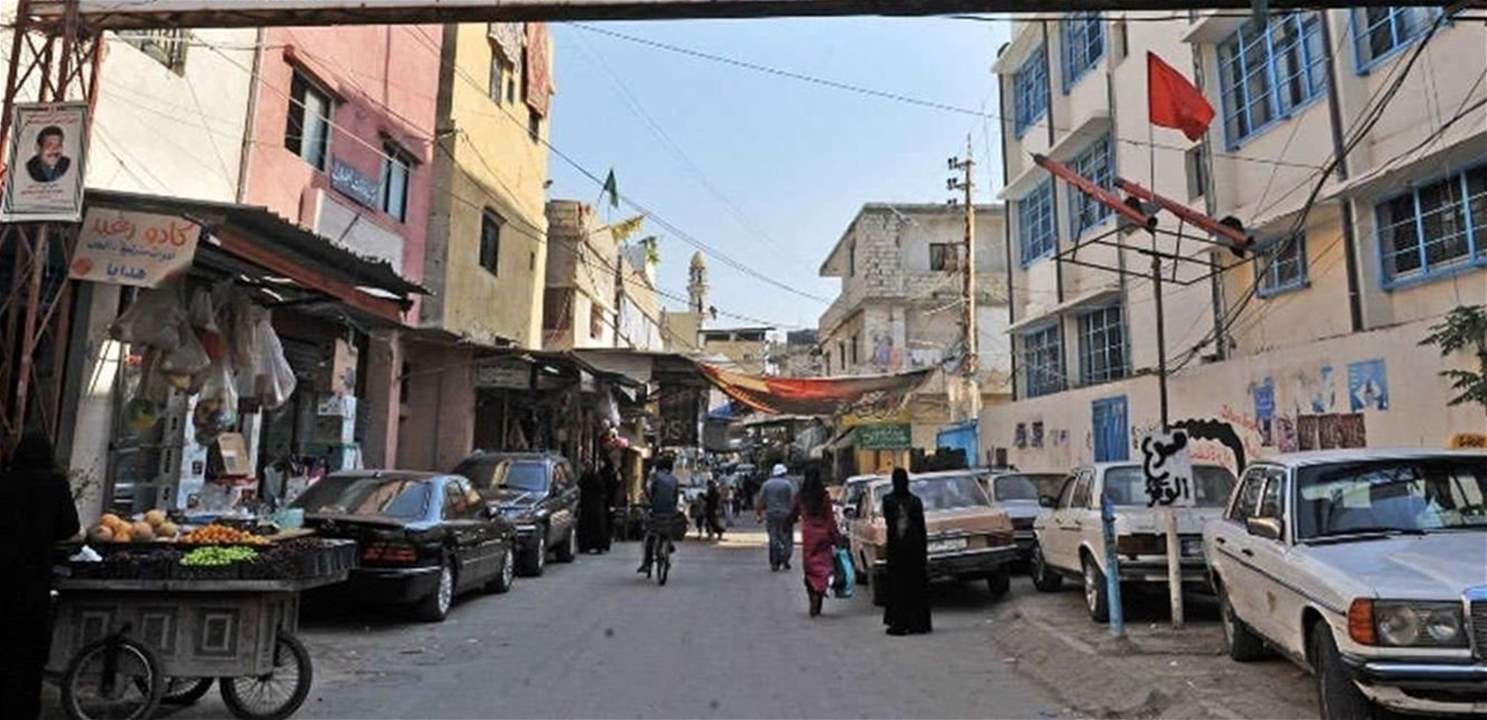 اشتباكات بالاسلحة الرشاشة في مخيم عين الحلوة