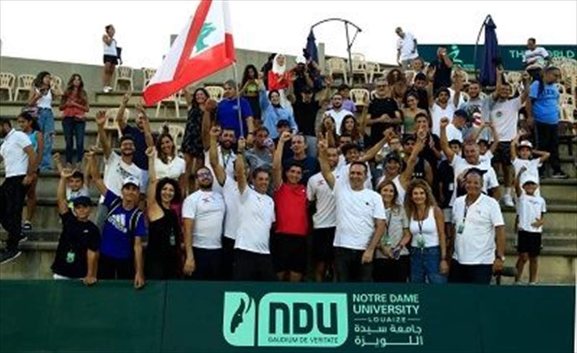 أوليفر فيصل: نترقب قرعة كأس ديفيس والتنس اللبناني بخير