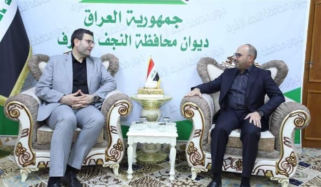 وزير الزراعة التقى محافظ النجف وزار العتبة العلوية