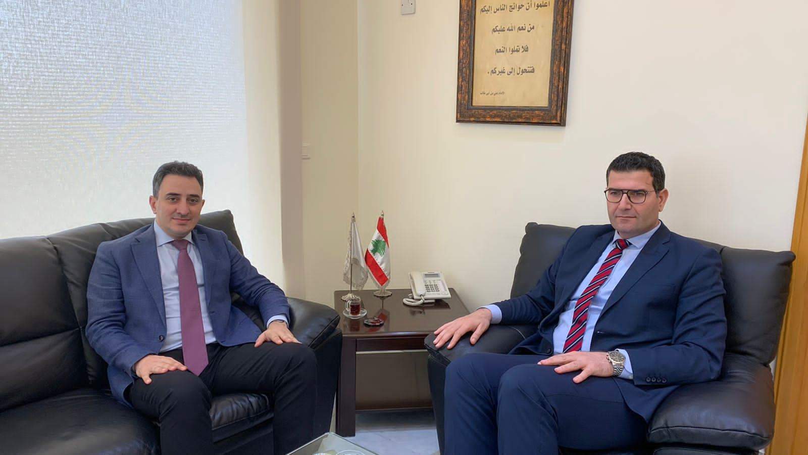 وزير الزراعة في حكومة تصريف الأعمال التقى الحاج وبرّو